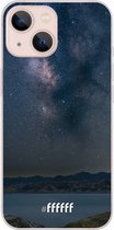 6F hoesje - geschikt voor iPhone 13 - Transparant TPU Case - Landscape Milky Way #ffffff