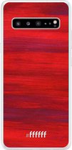 6F hoesje - geschikt voor Samsung Galaxy S10 5G -  Transparant TPU Case - Scarlet Canvas #ffffff