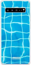 6F hoesje - geschikt voor Samsung Galaxy S10 5G -  Transparant TPU Case - Blue Pool #ffffff