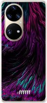 6F hoesje - geschikt voor Huawei P50 Pro -  Transparant TPU Case - Roots of Colour #ffffff