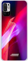 6F hoesje - geschikt voor Xiaomi Redmi Note 10 5G -  Transparant TPU Case - Light Show #ffffff