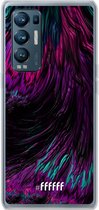 6F hoesje - geschikt voor OPPO Find X3 Neo -  Transparant TPU Case - Roots of Colour #ffffff