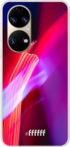 6F hoesje - geschikt voor Huawei P50 -  Transparant TPU Case - Light Show #ffffff