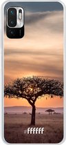6F hoesje - geschikt voor Xiaomi Redmi Note 10 5G -  Transparant TPU Case - Tanzania #ffffff