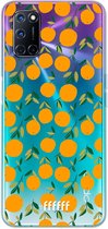 6F hoesje - geschikt voor OPPO A92 -  Transparant TPU Case - Oranges #ffffff