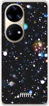 6F hoesje - geschikt voor Huawei P50 Pro -  Transparant TPU Case - Galactic Bokeh #ffffff