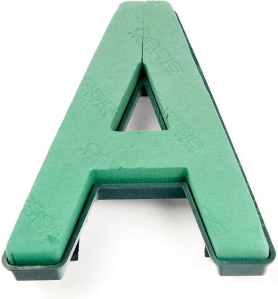 Oasis Letter A 31cm Steekschuim Bloemschikken bol