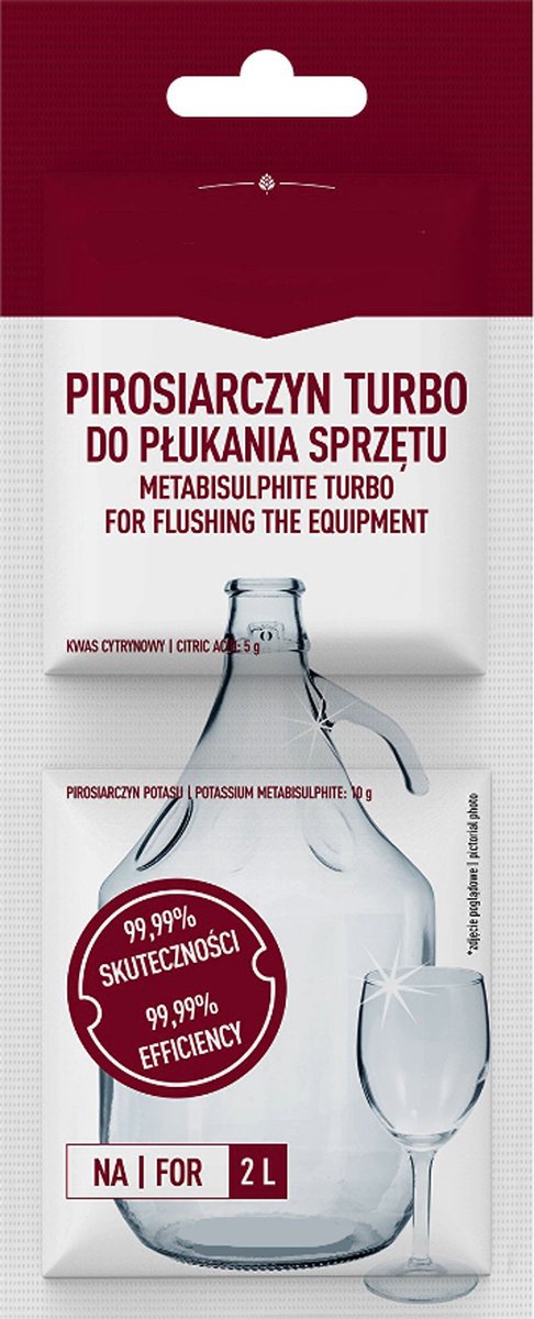Turbo metabisulfiet 15 gram