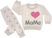 Babykledingset/I love mama/2 delig