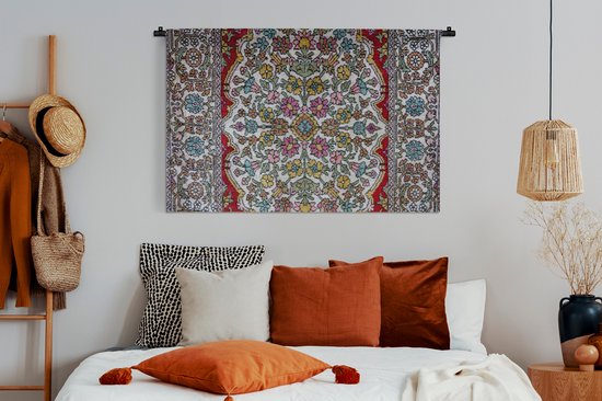 Tapisserie - Tissu Mural - Tapisserie Persane - Tapis - Motifs - Couleurs - 150x100 cm - Tapisserie