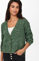 Only Vest Onlfelicia Life L/s Cardigan Cc Knt 15231358 Mallard Green/w.melange Dames Maat - L