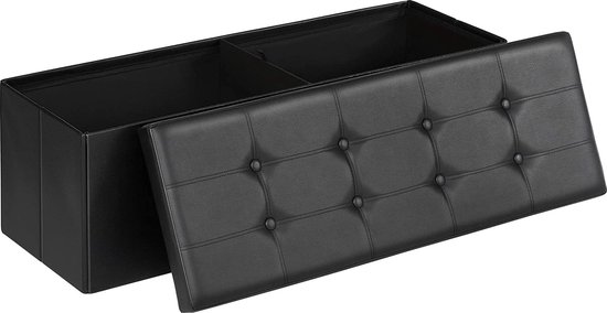 Opbergbox boucle opvouwbaar - groen - 38x76x38 cm