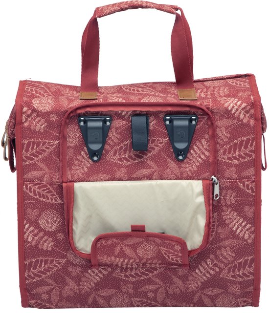 New Looxs Forest Lilly Enkele Fietstas Shopper - 18 liter - Rood van New Looxs — afbeelding 3