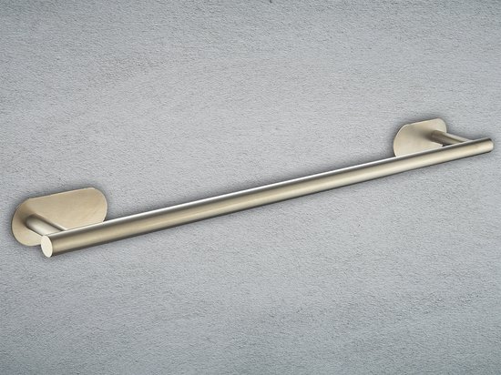Porte-serviettes Mawialux | 60x7 cm | Or brossé | ACIER INOXYDABLE |  ACS4GO5