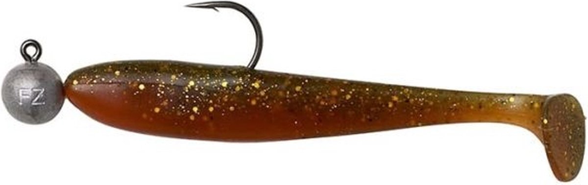 Effzett Ready To Fish Greedy Shad 12cm - 12gr - Kleur : Orange Belly