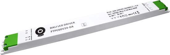 Pos power - Dali led driver - 24V - Max 60W - Ook voor push dimmers