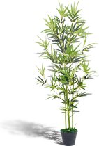 Kunstplant bamboe – voor binnen – in pot – bamboeplant - 120 cm