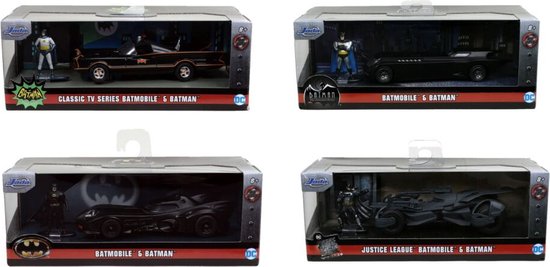 Jada Die-Cast Batmobile + Figuur 1:32 Assorti