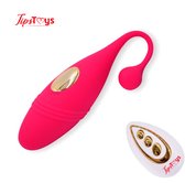 TipsToys Vibrators Vibrerend Ei met Afstandsbediening - Dildo Sex Toys voor Vrouwen - Gspot Clitoris Stimulatie  Rood