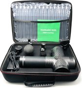 Massage gun - 6 koppen - 30 snelheden - diepe spierstimulatie - 2500mAh - 16.8V - 8 tot 12 uur gebruik - stil in gebruik
