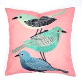 Kussenhoes Hazel | Vogels | Nordic | | Linnenlook | 45 x 45 cm