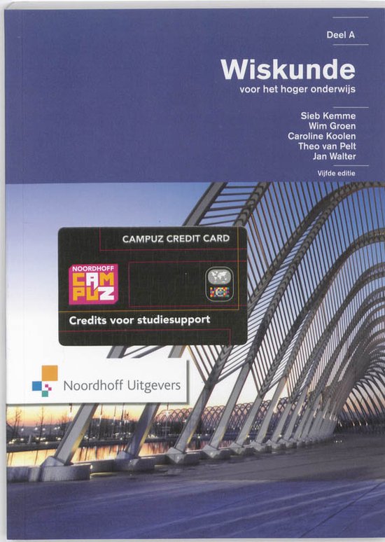 Wiskunde voor het hoger onderwijs A - cover
