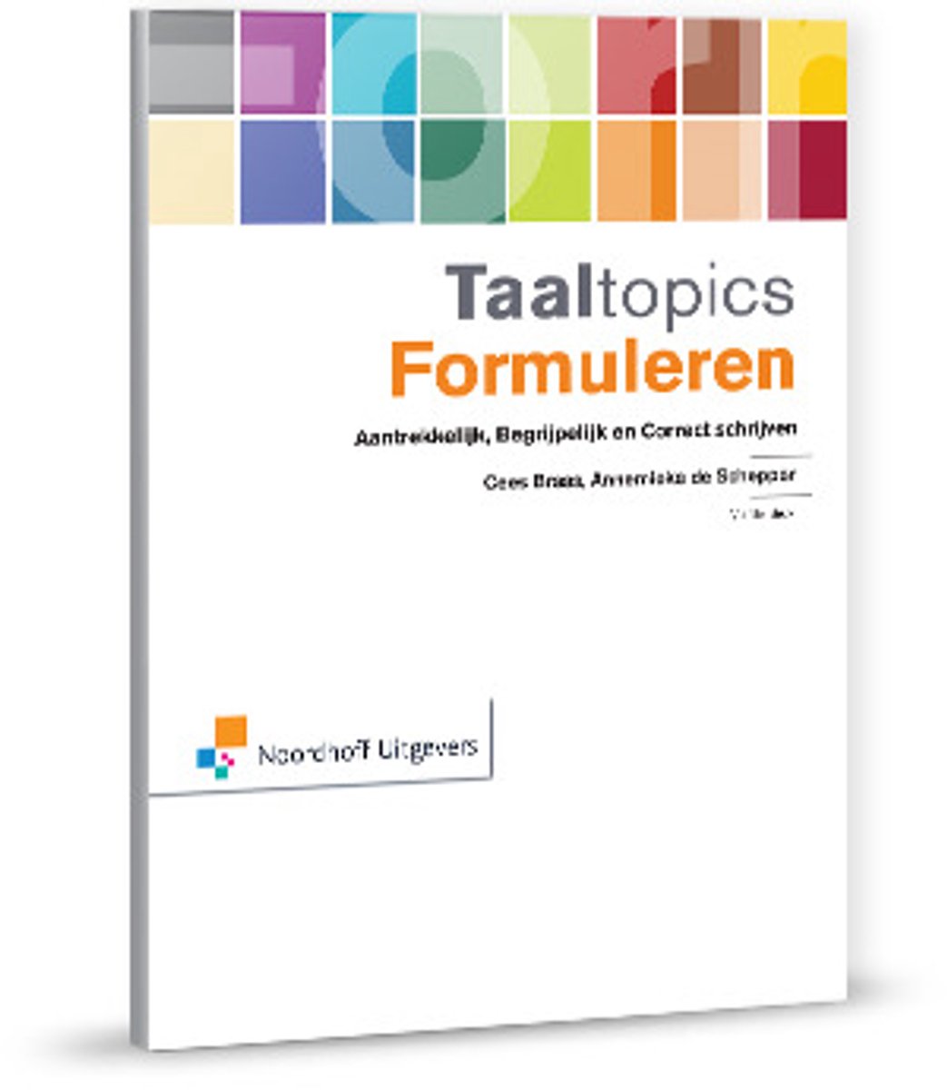 Omslag van Taaltopics formuleren