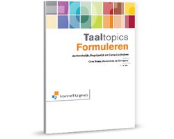 Omslag van Taaltopics formuleren