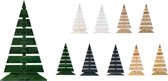 Floranica® Houten kerstboom | Kleur Groen | Natuurlijk larikshout | Hoogte 92 cm | Voetwijdte 45 cm | Mooie kerstversiering | Modern ontwerp | Kerstcadeau