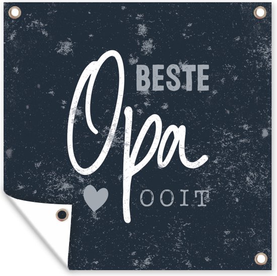 Posters de jardin Cadeau pour Mari - Vaderdag - Citation - 50x50 cm