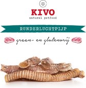 Kivo Petfood Hondensnack Runderluchtpijp per 1000 gram - Graanvrij en Glutenvrij