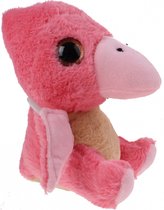 Kamparo Dinoknuffel Sparkle Eye Roze 19 Cm