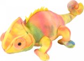 Wild Republic Knuffel Kameleon Junior 20 Cm Pluche Oranje/geel