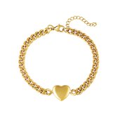 LOUVABEL - Armband - Hart - Goud - Stainless Steel