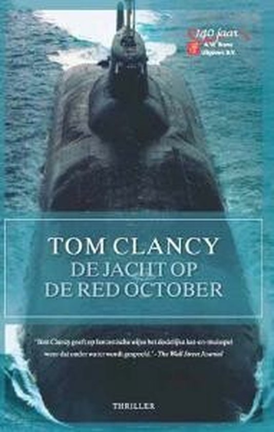 Cover van het boek 'De jacht op de Red October' van Tom Clancy