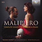Vansisiem Duo & Paola Camponovo - Malipiero: Complete Songs For Soprano And Piano (3 CD)