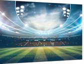Voetbalstadion Champions League - Foto op Dibond - 60 x 40 cm