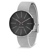 Arne Jacobsen Bankers Designhorloge Large 53118-2008 - 40mm