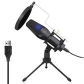 Gaming Microfoon - Condensator USB Microfoon met studio arm & driepoot statief - Podcast microfoon - Gaming - PC - Laptop