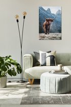 Acoustic-home Akoestisch schilderij Budget paneel 90x60 houten lijst design 75