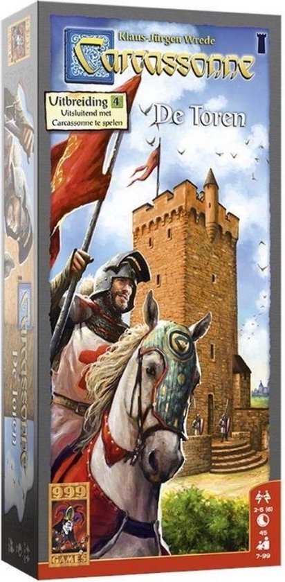 Thumbnail van een extra afbeelding van het spel Uitbreidingsbundel - 2 Stuks - Carcassonne De Toren & Bruggen, Burchten en Bazaars
