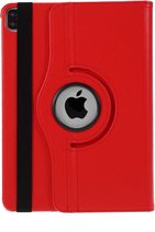 iPad Pro 11 inch hoes - iPad 2021 (11'') draaibare hoes - hoes ipad Pro 2020 - iPad 11 inch (2021/2020) case 360 graden - Rood