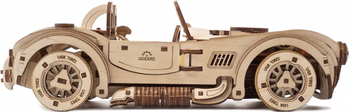 UGEARS Houten 3D Model - Drift Cobra Racing Car — afbeelding 5