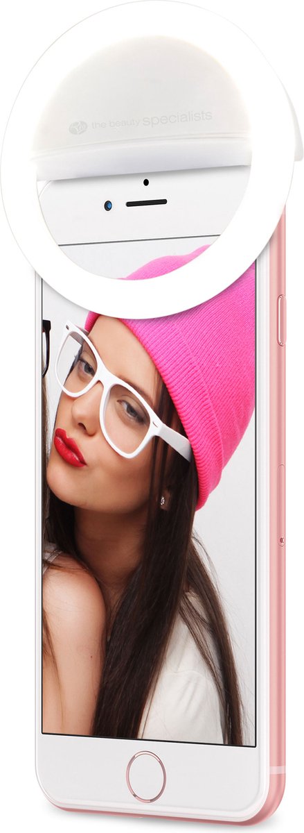Rio LIPR - Selfie & vlogging smartphone ring light - 3 instellingen - 36 LED lampjes - USB oplaadbaar