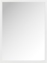 J-Line Spiegel Rechouthoek Hout Wit