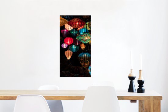 Affiche Lanternes au Vietnam - 40x80 cm