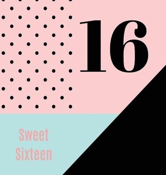 Happy 16th Birthday Guest Book (Hardcover) - cover