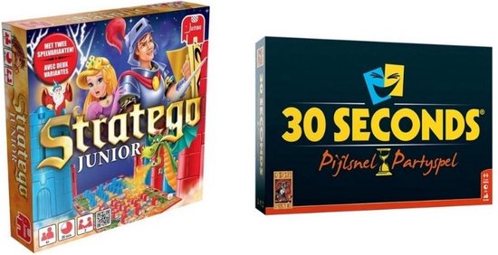 Afbeelding van het spel Spellenbundel - 2 Stuks - Stratego Junior & 30Seconds