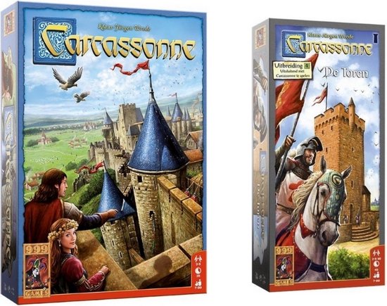 Spellenbundel - 2 Stuks - Carcassonne & Carcassonne: De Toren | Games |  bol.com