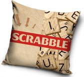 Scrabble - Sierkussen Kussen 40x40cm inclusief vulling